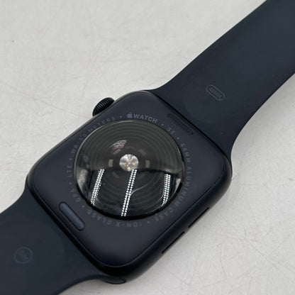 Unlocked Apple Watch SE 2nd Gen 44MM Midnight Aluminum Black Band MA9L4LL/A