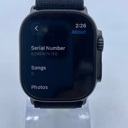 Unlocked Apple Watch Ultra 3 49MM Black Titanium MF0X4LW/A with Apple Care+