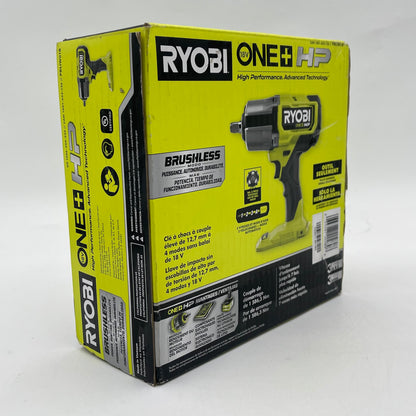 New Ryobi PBLIW01B 18V Brushless 4-Mode 1/2" High Torque Impact Wrench