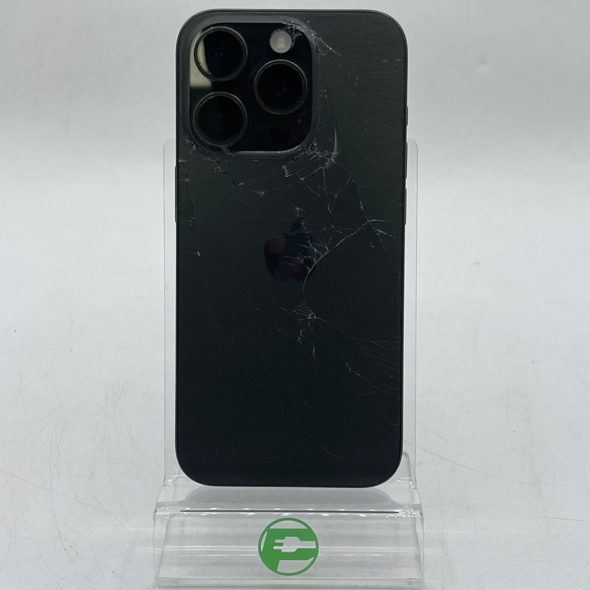 Broken Unlocked Apple iPhone 15 Pro 256GB MTQR3LL/A Screen Damaged