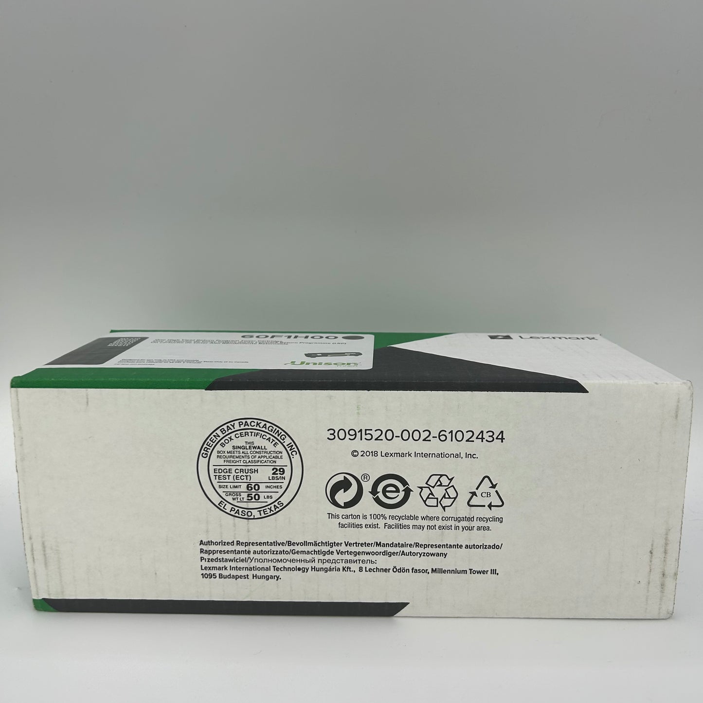 New Lexmark 60F1H00 Toner Cartridge