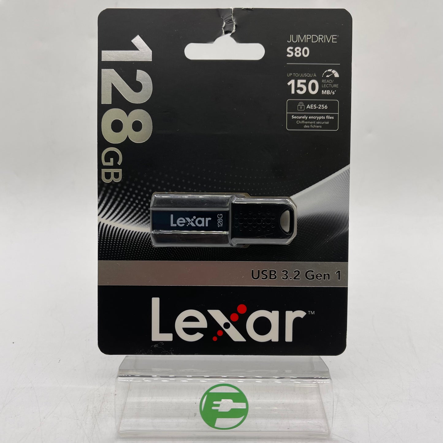 New Lexar S80 128GB Jump Drive LJDS080128G-BNBNU USB 32