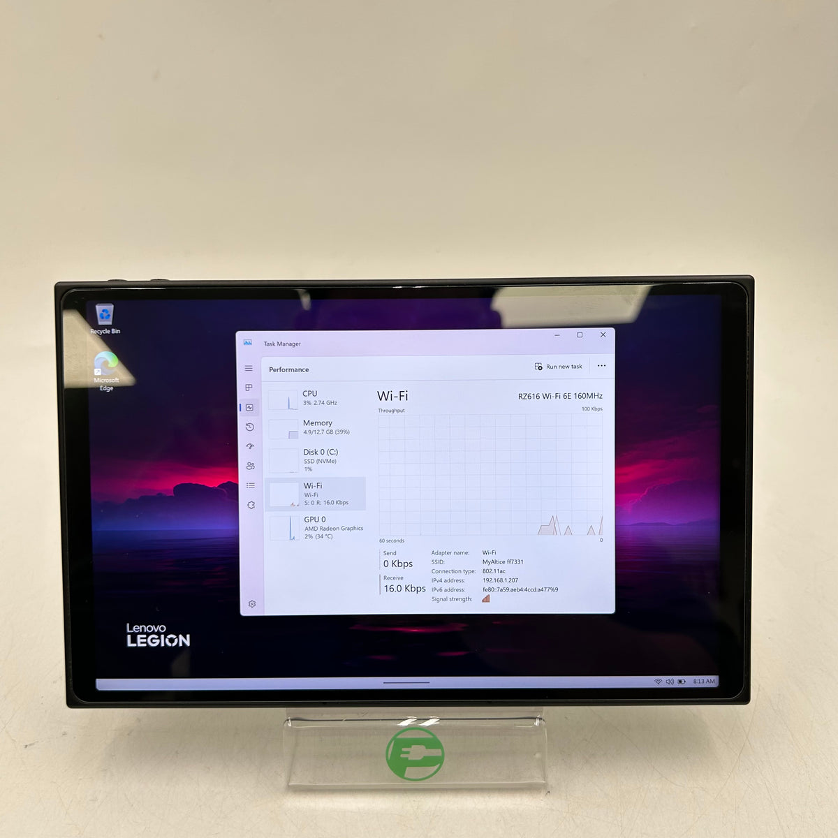Lenovo Legion Go 8.8" AMD Ryzen Z1 Extreme 16GB RAM 512GB Shadow Black 