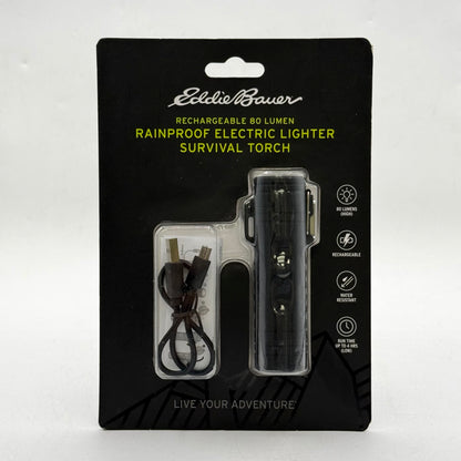 Eddie Bauer Rechargeable 80 Lumen Electric Lighter / Torch