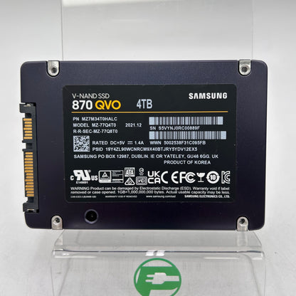 Samsung 2.5" 870 QVO 4TB SATA III 6Gbps SSD MZ-77Q4T0