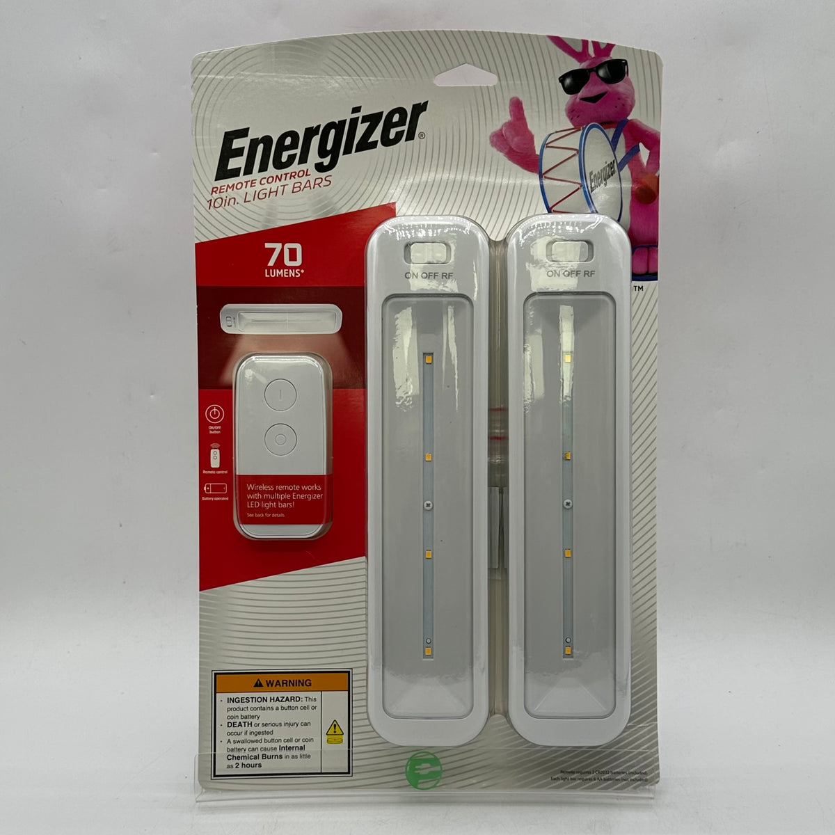 New Energizer Remote Control 10in. Light Bars 44576