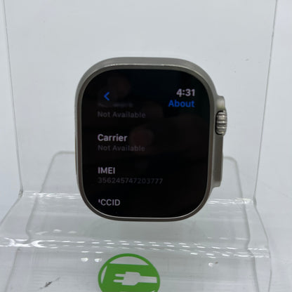 Unlocked Apple Watch Ultra 2 49MM Natural Titanium MRF63LW/A