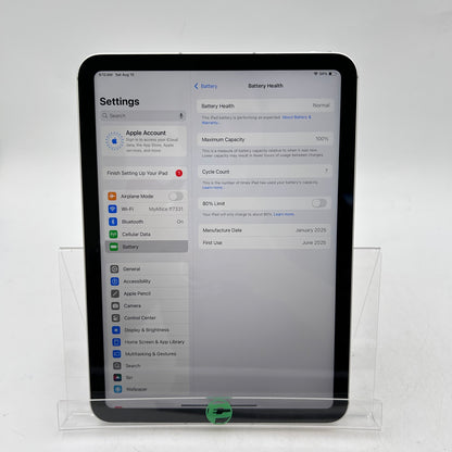 Factory Unlocked Apple iPad 11" (A16) 128GB Silver MD7F4LL/A