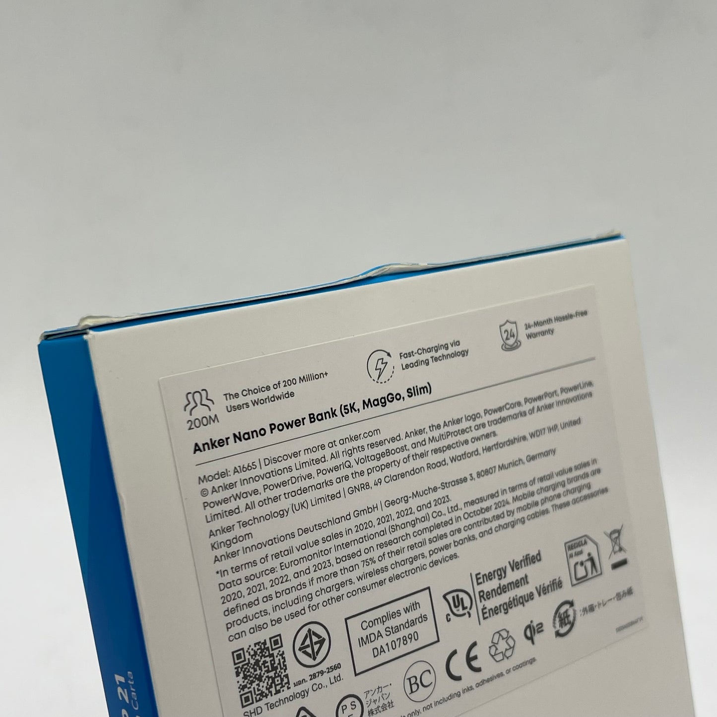 New Anker Nano Power Bank Slim 5K Power Bank A1665