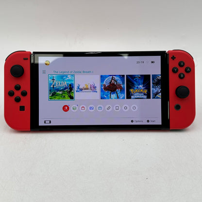 Nintendo Switch OLED Console Gaming System HEG-001 Mario Red Edition
