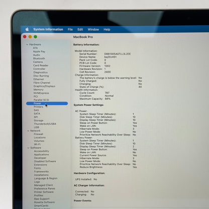2020 Apple MacBook Pro 13.3" M1 8C GPU 3.2GHz 8GB RAM 256GB SSD A2338