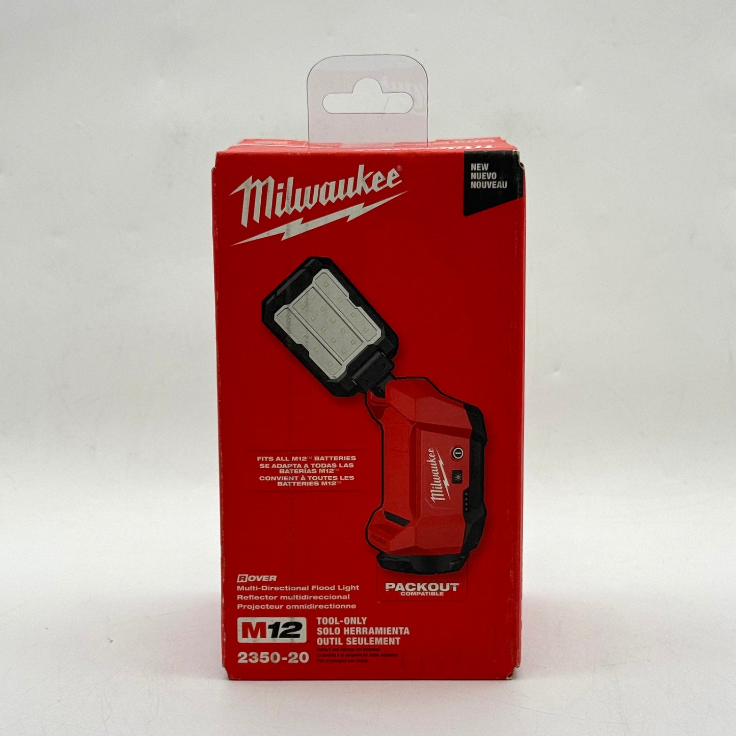 New Milwaukee 2350-20 M12 12V Rover Multi-Directional Flood Light