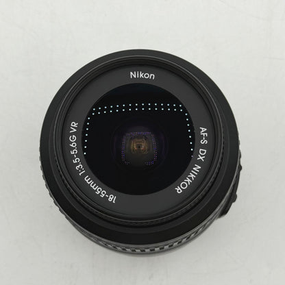 Nikon AF-S DX NIKKOR 18-55mm f/3.5-5.6 DX VR Standard Zoom Lens For F-Mount