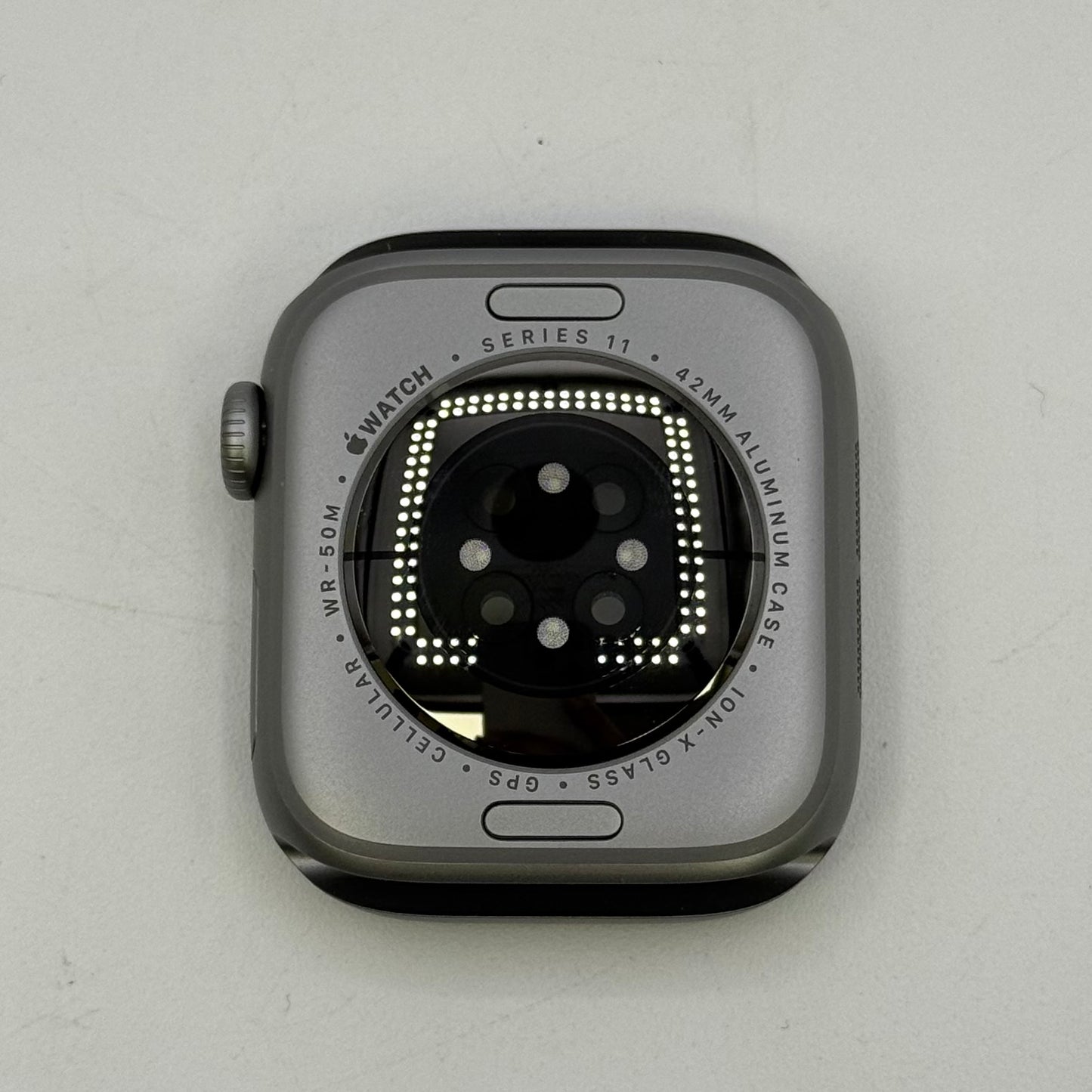 Unlocked Apple Watch Series 11 42MM Space Gray Aluminum Black Sport Band