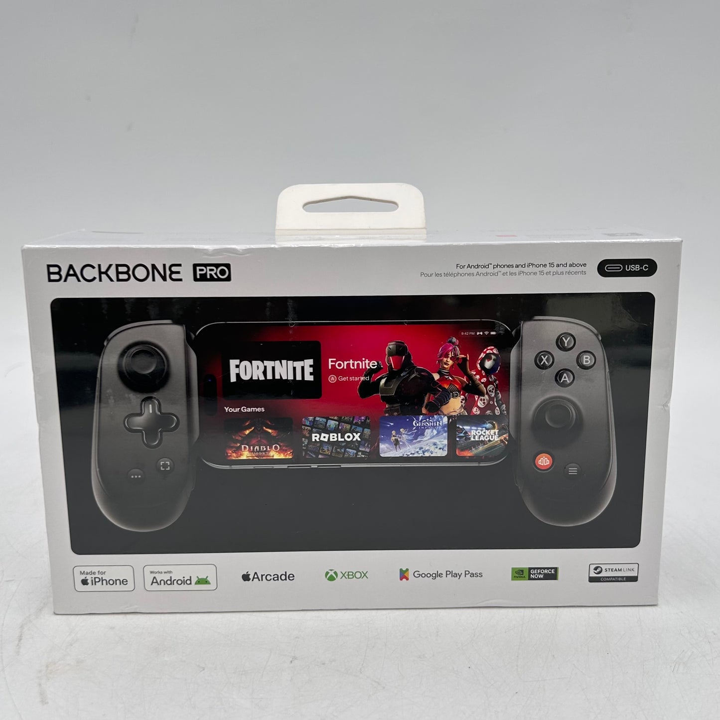 New Backbone Pro USB-C Mobile Game Controller BB-N1-B-R