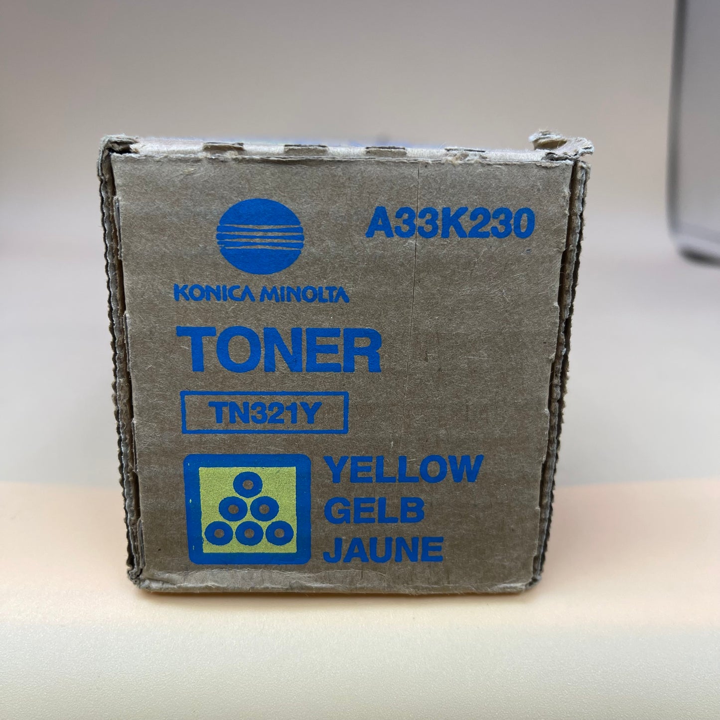 New Konica Minolta TN321Y Yellow Toner Cartridge