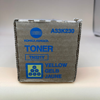 New Konica Minolta TN321Y Yellow Toner Cartridge