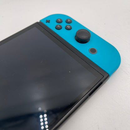 Nintendo Switch OLED Console Gaming System HEG-001 Gray/Blue