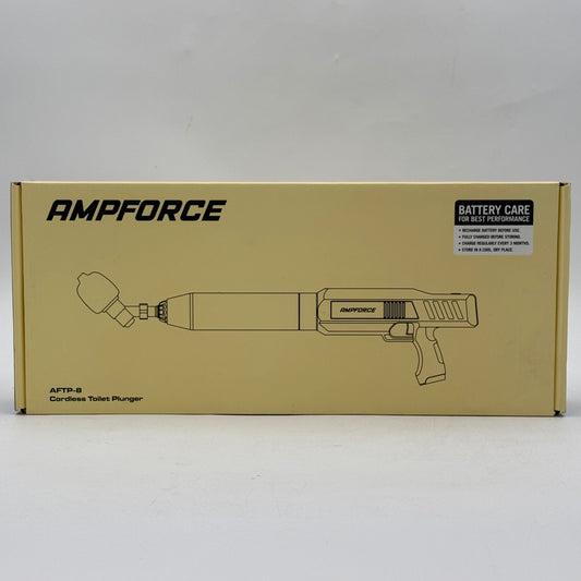 New Ampforce Cordless Electric Toilet Plunger AFTP-8B