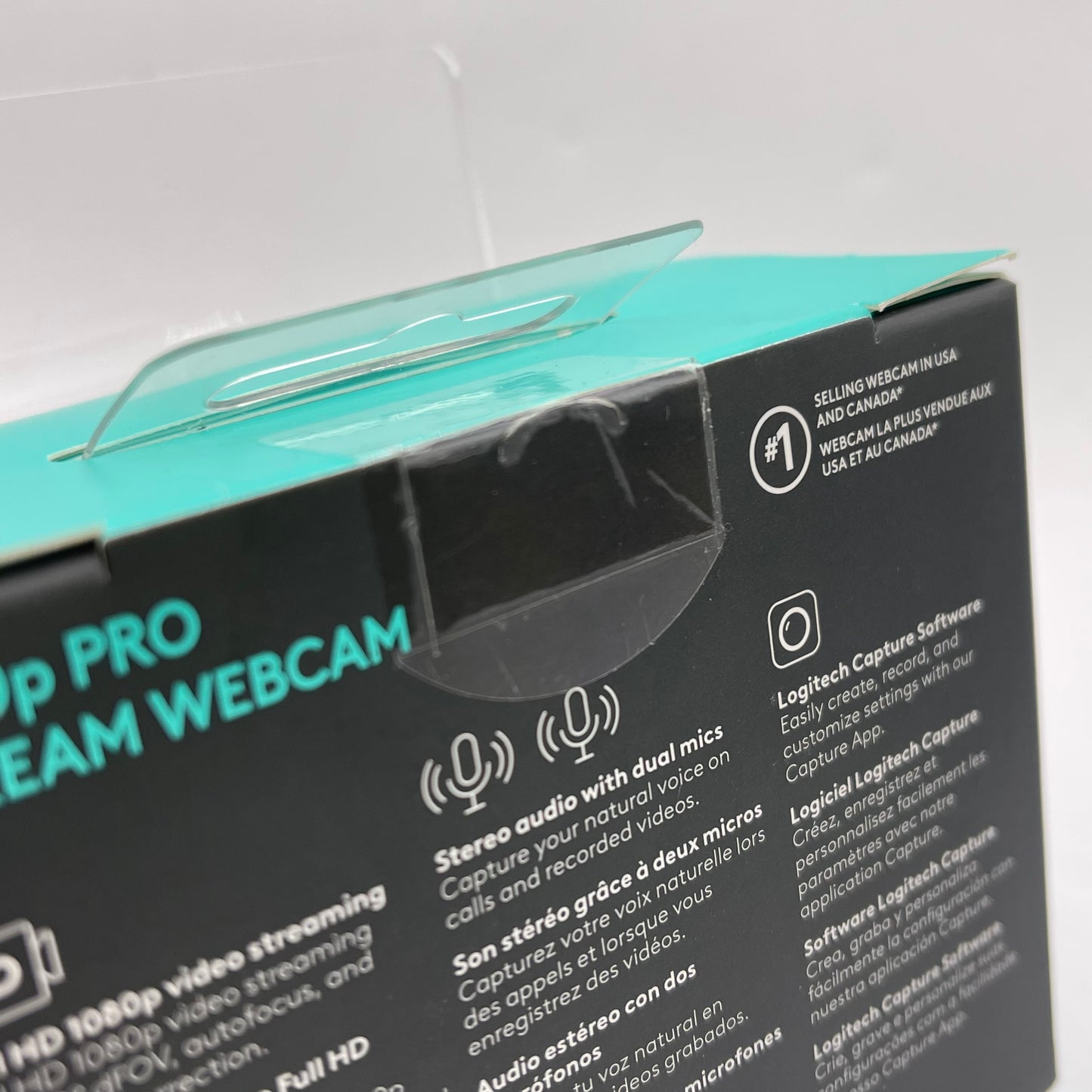 New Logitech 1080p Pro Stream WebCam 1080p 30 fps Webcam 960-001211