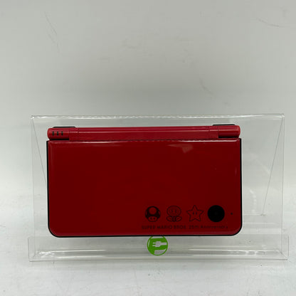 Nintendo DSi XL Super Mario Bros.25 Anniversary Handheld Game Console Only UTL-001 Red/Black