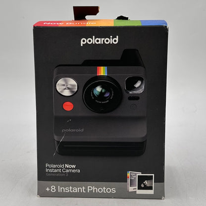 New Polaroid Now Instant Gen 3 Instant Film Camera Black Read