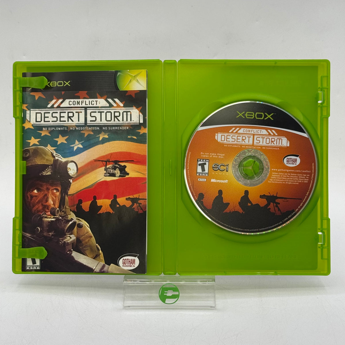Lot of 3 Microsoft Original Xbox Games: Halo / Conflict / Medal Of Honor
