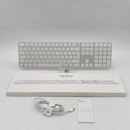 Apple Magic Keyboard (USB-C) with Touch ID and Numeric Keypad White A3119