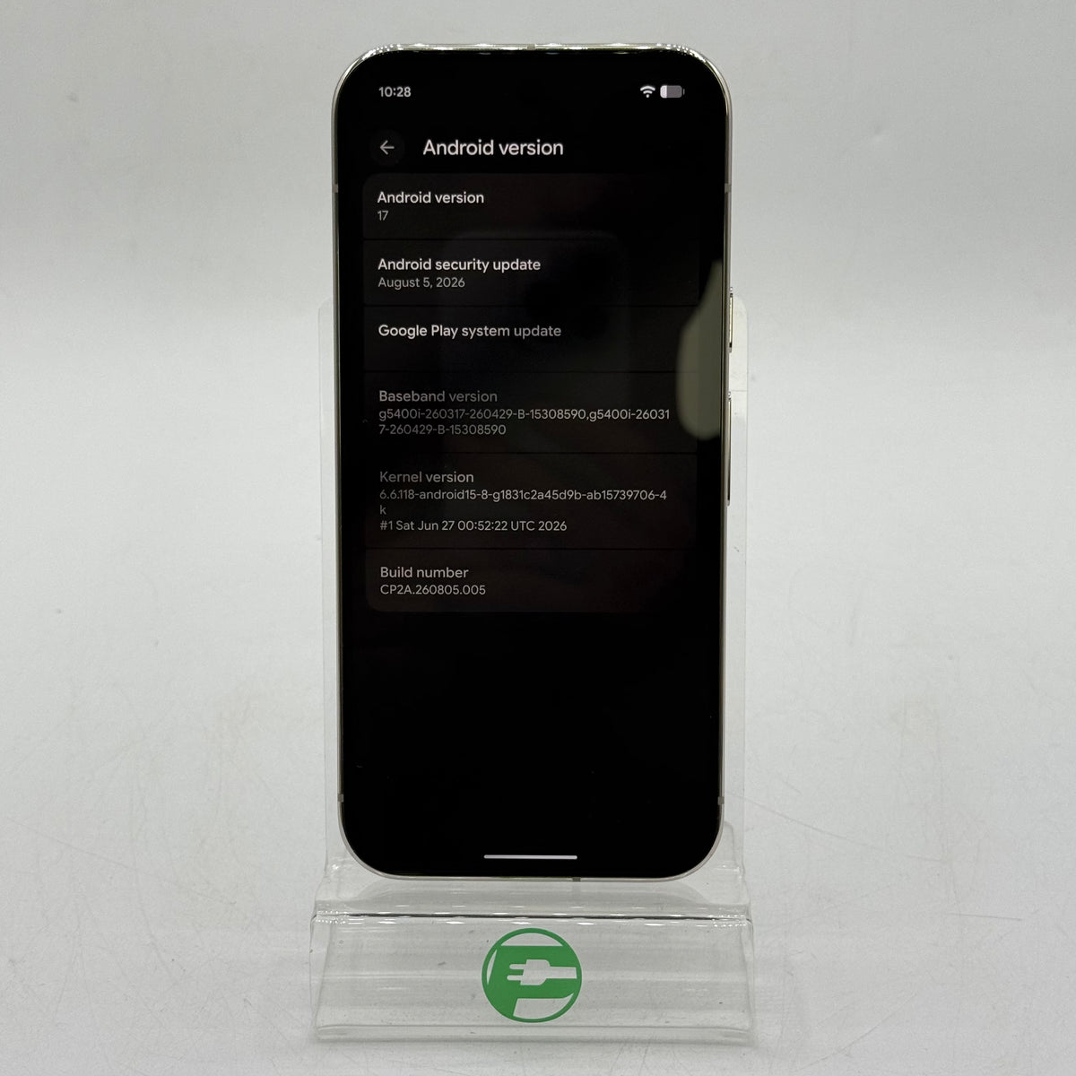 Factory Unlocked Google Pixel 10 Pro 128GB Porcelain G4QUR