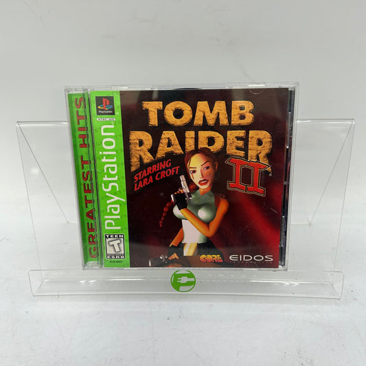 Tomb Raider II  (Sony PlayStation 1 PS1,  1999)