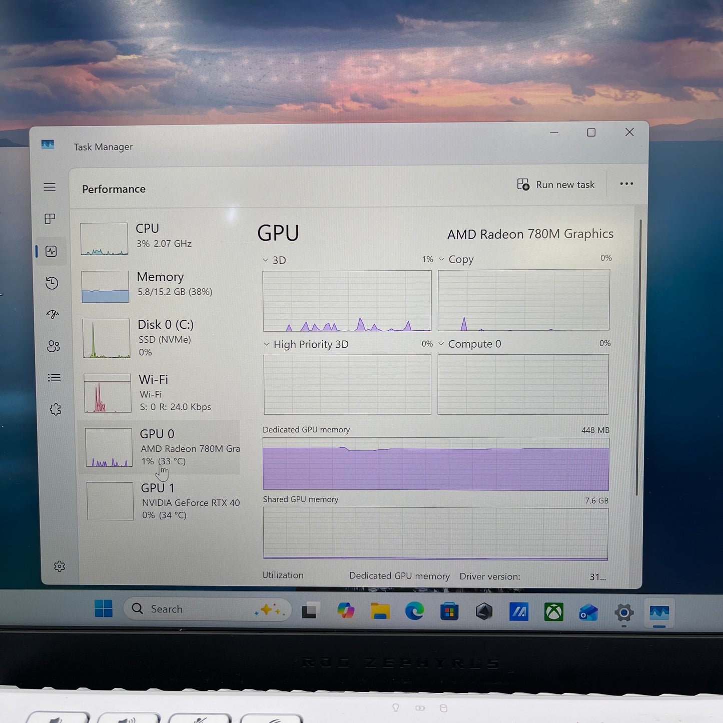Asus ROG G14 14" Ryzen 9 7940HS 4.0GHz 16GB RAM 512GB GeForce RTX 4060 Read