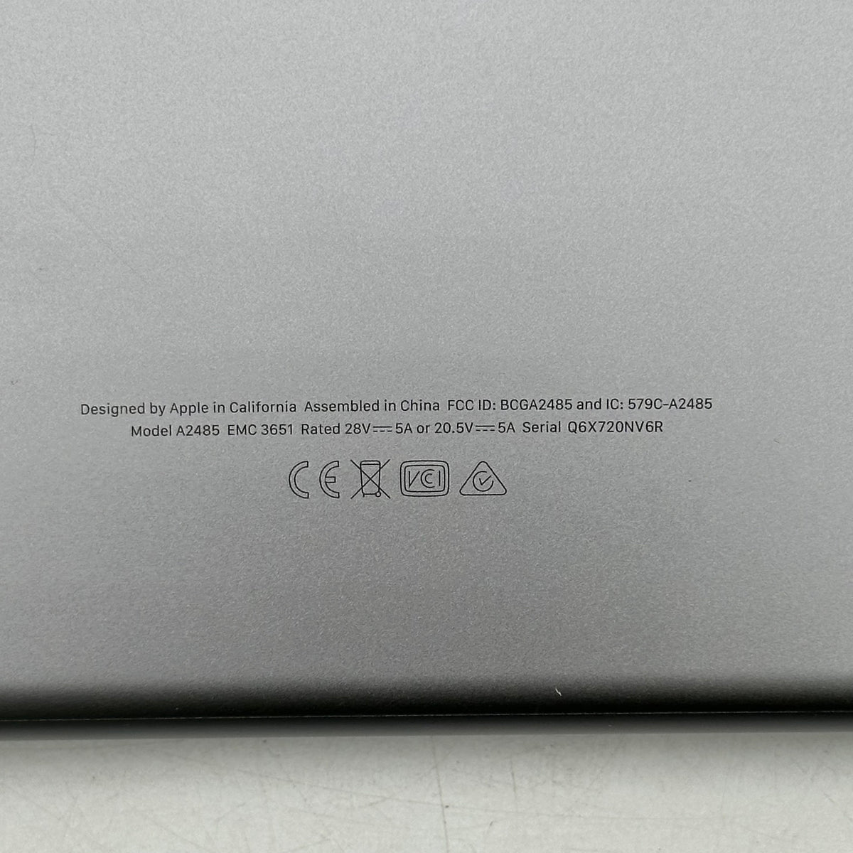 2021 Apple MacBook Pro 16" M1 Pro 16C GPU 3.2GHz 16GB RAM 512GB SSD A2485