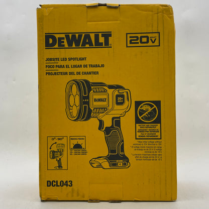 New DeWalt DCL043 20V MAX Jobsite LED Spotlight