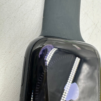 GPS Only Apple Watch SE 2nd Gen 44MM Black Aluminum Black Sport Band A2723