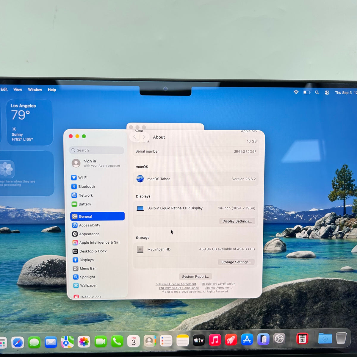 2026 Apple MacBook Pro 14" M5 8C GPU 4.6GHz 16GB RAM 512GB SSD A3434