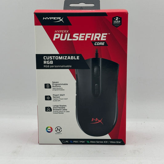 New HyperX Pulsefire Core Gaming Mouse 4P4F8AA