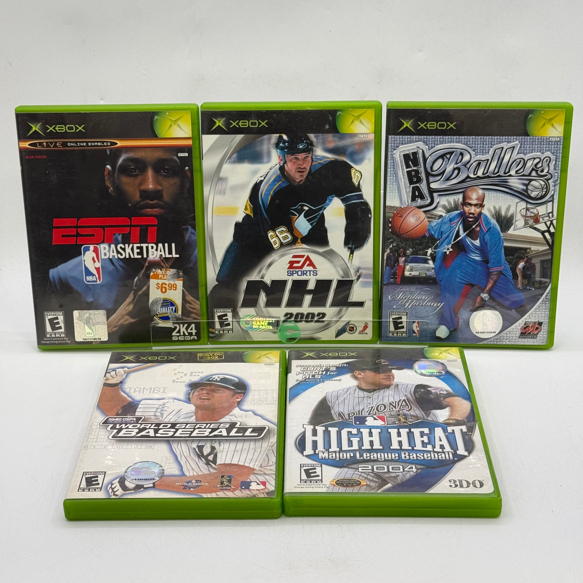 Lot of 5 Microsoft Original Xbox Games Titles In Description