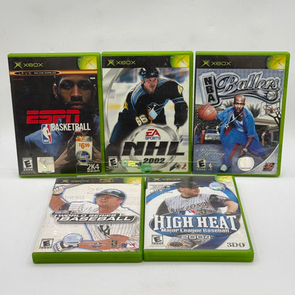 Lot of 5 Microsoft Original Xbox Games Titles In Description