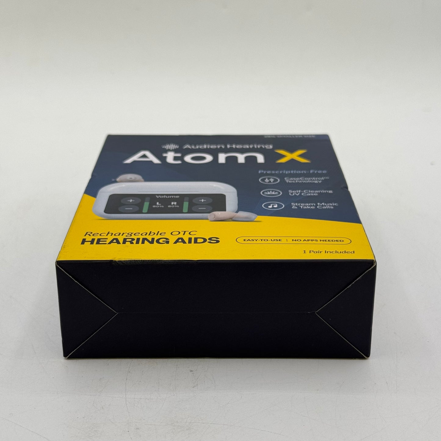 New Audien ATOM X Rechargeable OTC Hearing Aids