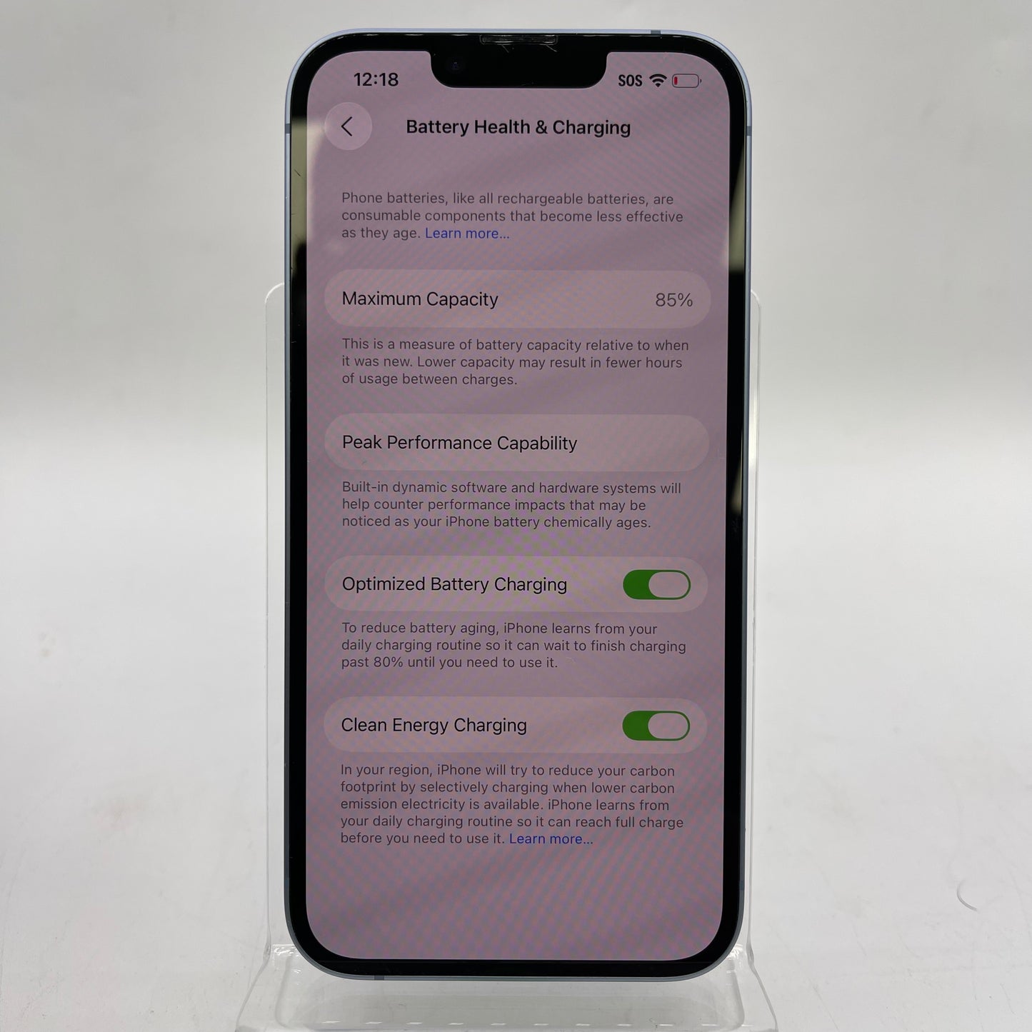 Factory Unlocked Apple iPhone 14 256GB Blue MPWM3LL/A