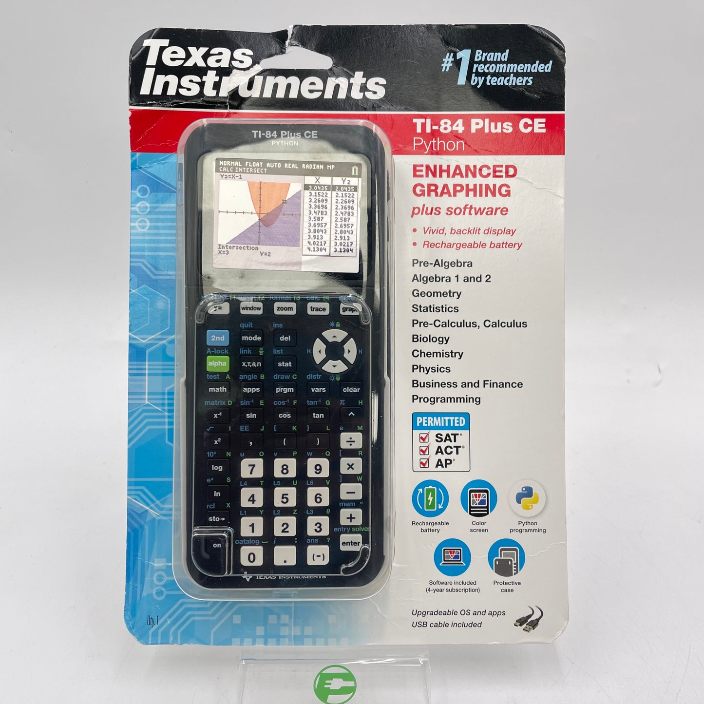 New Texas Instruments TI-84+ CE Python Graphing Calculator