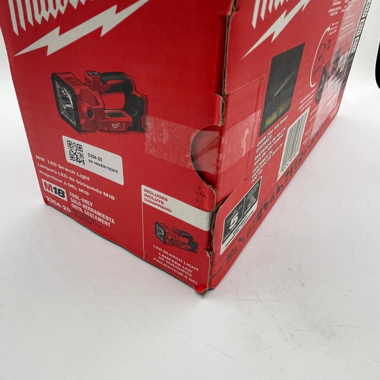 New Milwaukee 2354-20 M18 18V LED Search Light