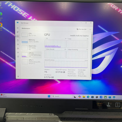 Asus ROG Strix Scar 15 i9-12900H 2.5GHz 16GB RAM 1TB SSD GeForce RTX 3070 Ti