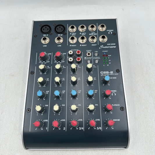 Studiomaster C2S-2 2-Channel Compact Mixer