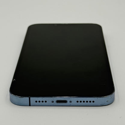 Broken Unlocked Apple iPhone 13 Pro Max 512GB Sierra Blue NLFE3LL/A Cracked Screen
