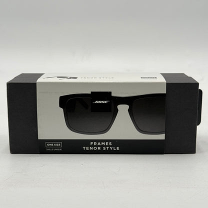 New Bose Frames Tenor Style Black Polarized BMD0011 Bluetooth Audio Sunglasses