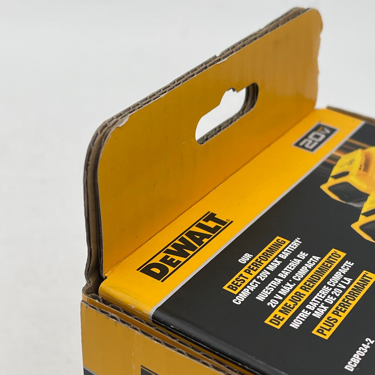 New DeWalt DCBP034-2 20V MAX XR PowerStack Battery - 2 Pack