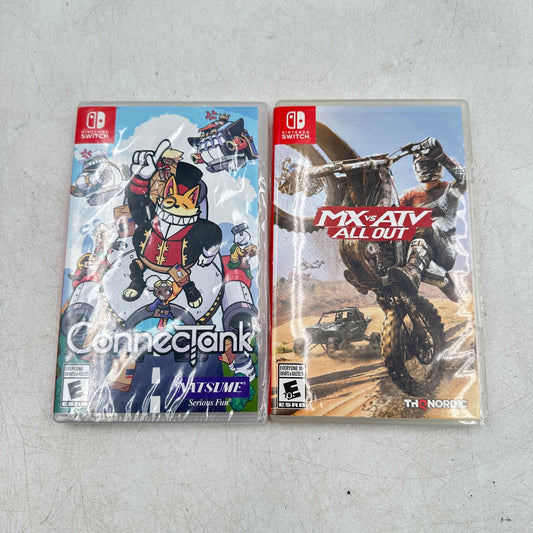 Lot of 2 Nintendo Switch Games ConnecTalk, MX vs ATV All Out