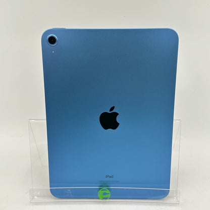 WiFi Only Apple iPad 10th Gen 64GB Blue MPQ13LL/A w/ Folio Case