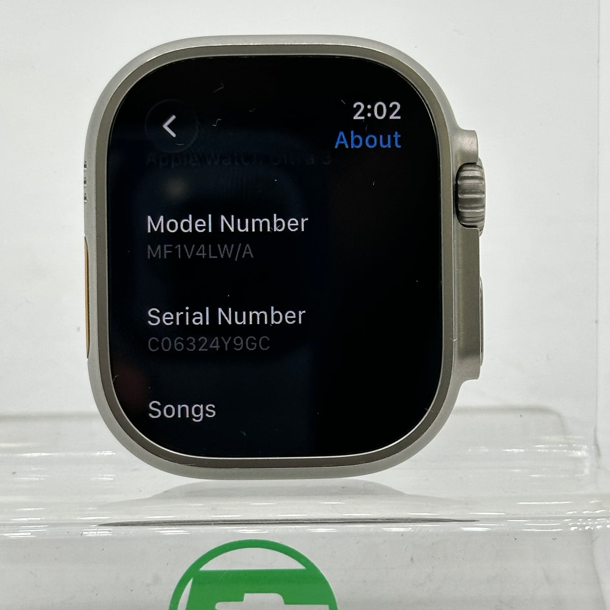 Unlocked Apple Watch Ultra 3 49MM Natural Titanium MF1V4LW/A